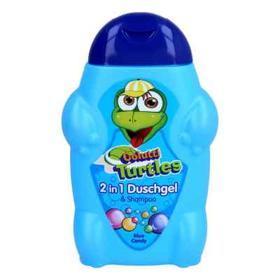 Duschgel+shampoo 2in1 blue candy Colutti Turtles 300 ml von Axisis GmbH PZN 11349349