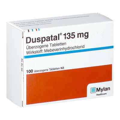 Duspatal 135 mg überzogene Tabletten 100 stk von Viatris Healthcare GmbH PZN 01980265