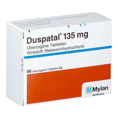 Duspatal 135 mg überzogene Tabletten 50 stk von Viatris Healthcare GmbH PZN 01980259