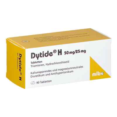 Dytide H 50 mg/25 mg Tabletten 90 stk von MIBE GmbH Arzneimittel PZN 03399729