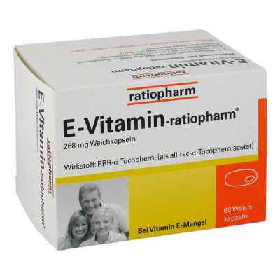E Vitamin ratiopharm Kapseln 60 stk von ratiopharm GmbH PZN 09385243