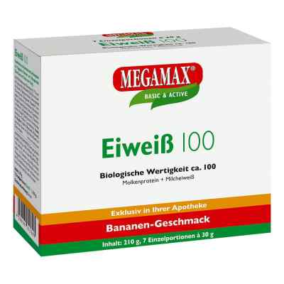 Eiweiss 100 Banane Megamax Pulver 7X30 g von Megamax B.V. PZN 10133618
