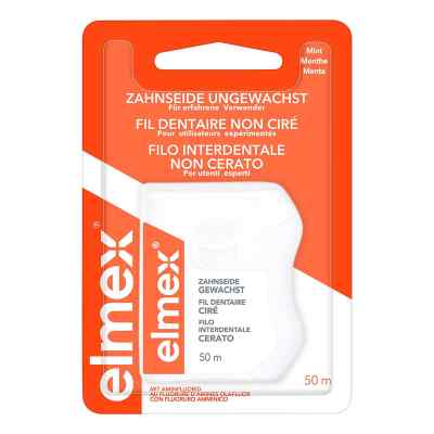 Elmex Zahnseide ungewachst mit Aminfluorid 50 M von CP GABA GmbH PZN 04123461
