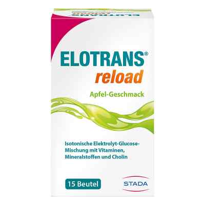 Elotrans Reload Elektrolyt-Pulver Apfel Beutel  15X7.45 g von STADA Consumer Health Deutschland GmbH PZN 19268573