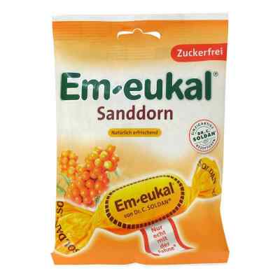 Em Eukal Bonbons Sanddorn zuckerfrei 75 g von Dr. C. SOLDAN GmbH PZN 03166310
