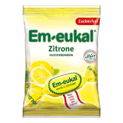 Em Eukal Bonbons Zitrone zuckerfrei 75 g von Dr. C. SOLDAN GmbH PZN 03165977