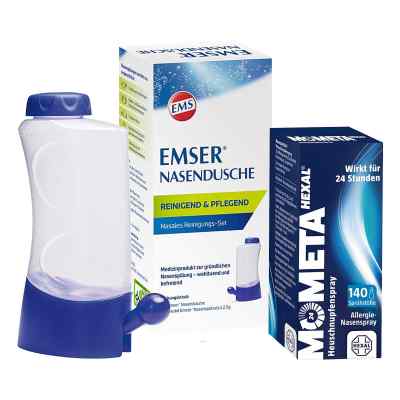 Emser Nasendusche + MometaHexal Heuschnupfenspray 1 Set von  PZN 08107423