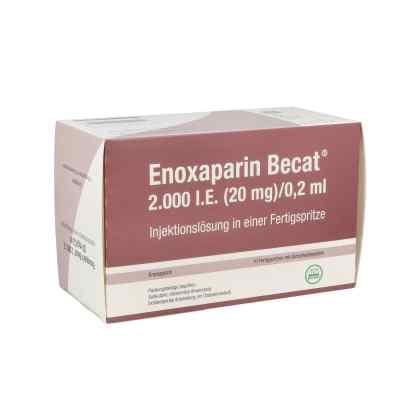 Enoxaparin Becat 2.000 I.e. 20mg/0,2ml iniecto -lsg.fs 10 stk von ROVI GmbH PZN 13509024