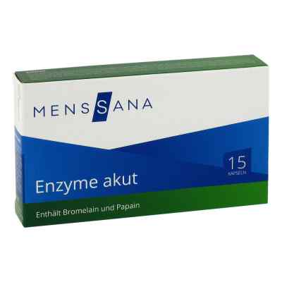 Enzyme akut Menssana Kapseln 15 stk von MensSana AG PZN 09888754