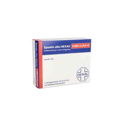 Epoetin alfa Hexal 4.000 I.e./0,4 ml Fertigspritze 6X0.4 ml von Hexal AG PZN 03438062