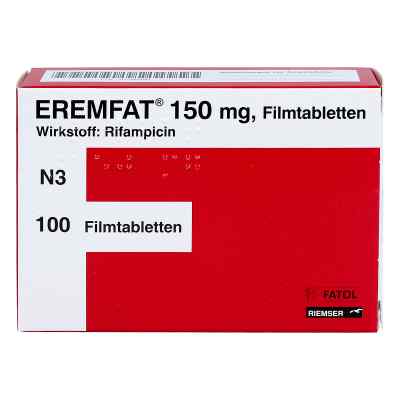 Eremfat 150 Filmtabletten 100 stk von Esteve Pharmaceuticals GmbH PZN 02590980