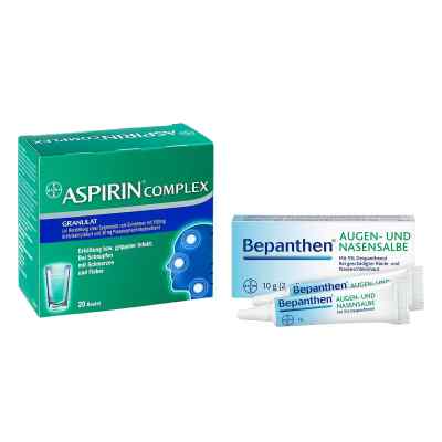 Erkältungs-Pflege-Set: Aspirin Complex + Bepanthen 1 stk von Bayer Vital GmbH PZN 08102012