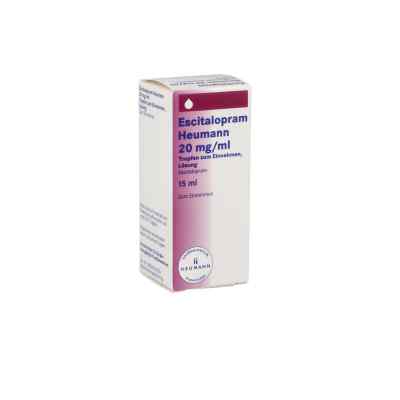 Escitalopram Heumann 20mg/ml 15 ml von HEUMANN PHARMA GmbH & Co. Generica KG PZN 10419450