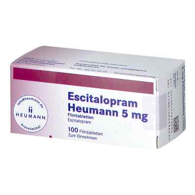 Escitalopram Heumann 5mg 100 stk von HEUMANN PHARMA GmbH & Co. Generica KG PZN 11101879