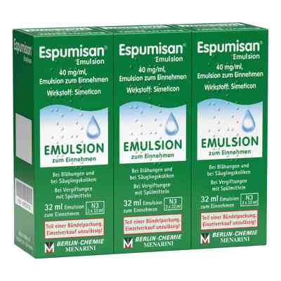 Espumisan Emulsion 3X32 ml von BERLIN-CHEMIE AG PZN 09706718