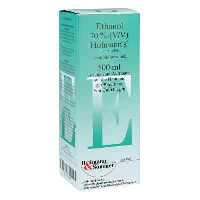 Ethanol 70% V/v Hofmann's 500 ml von Hofmann & Sommer GmbH & Co. KG PZN 01038884