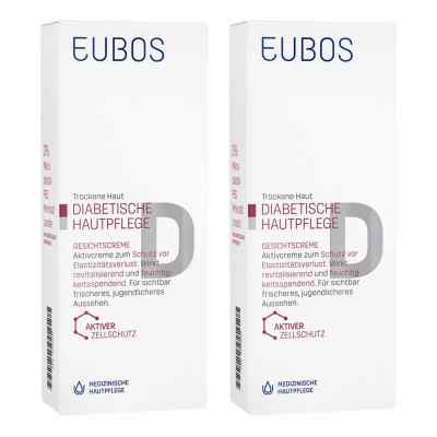 Eubos Diabetische Haut Pflege Gesicht Creme 2x50 ml von Dr. Hobein (Nachf.) GmbH PZN 08103068