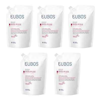 Eubos Flüssig Rot mit frischem Duft Nachfüllpackung Btl. 5x400 ml von Dr. Hobein (Nachf.) GmbH PZN 08104630