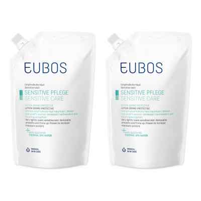 Eubos Sensitive Lotion Dermo Protectiv Nachfüllpackung btl. 2x400 ml von Dr. Hobein (Nachf.) GmbH PZN 08104637