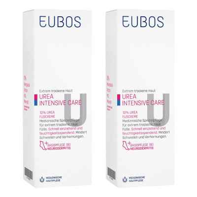 Eubos Trockene Haut Urea 10% Fußcreme 2x100 ml von Dr. Hobein (Nachf.) GmbH PZN 08104636