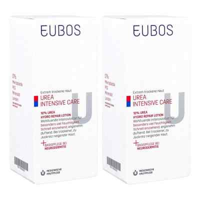 Eubos Trockene Haut Urea 10% Hydro Repair Lotion 2x150 ml von Dr. Hobein (Nachf.) GmbH PZN 08103066