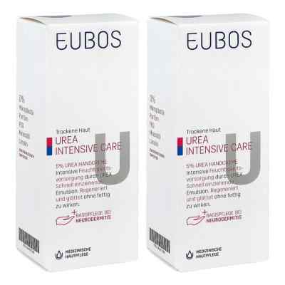 Eubos Trockene Haut Urea 5% Handcreme 2x75 ml von Dr. Hobein (Nachf.) GmbH PZN 08103053