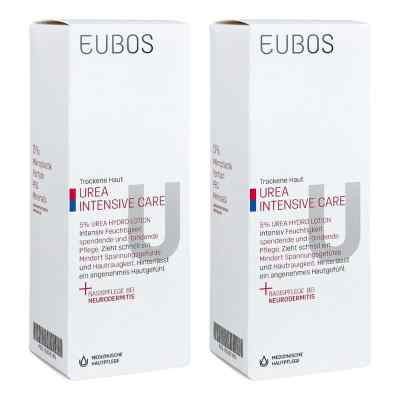 Eubos Trockene Haut Urea 5% Hydro Lotion 2x200 ml von Dr. Hobein (Nachf.) GmbH PZN 08103049
