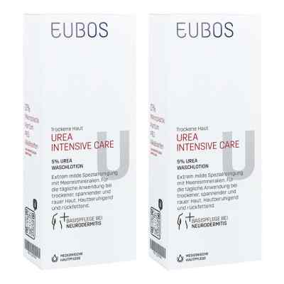 Eubos Trockene Haut Urea 5% Waschlotion 2x200 ml von Dr. Hobein (Nachf.) GmbH PZN 08103070