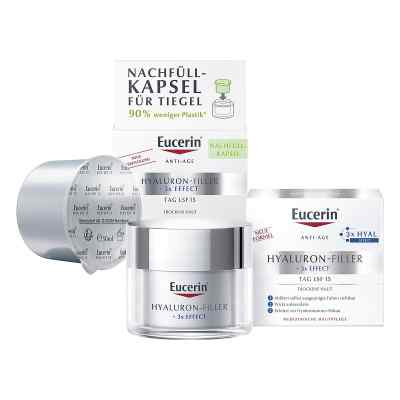 Eucerin Anti Age Hyaluron-Filler Tagespflege + Nachfüllkapsel 2x50 ml von Beiersdorf AG Eucerin PZN 08101970