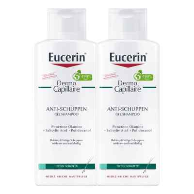 Eucerin Dermocapillaire Anti-Schuppen Gel Shampoo Doppelpack 2X250 ml von Beiersdorf AG Eucerin PZN 19502477