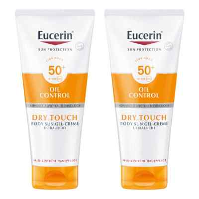 Eucerin Sun Gel-Creme Oil Control Body LSF 50+ 2x200 ml von Beiersdorf AG Eucerin PZN 08104752
