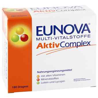 Eunova Multi Vitalstoffe Aktiv Complex Dragees 180 stk von STADA Consumer Health Deutschland GmbH PZN 05390224