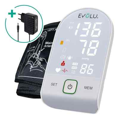 Evolu Intelligent Oberarm-Blutdruckmessgerät White 1  von Forans Medical GmbH PZN 20391770