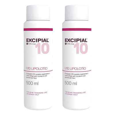 Excipial U 10 Lipolotio 2x500 ml von Galderma Laboratorium GmbH PZN 08107445