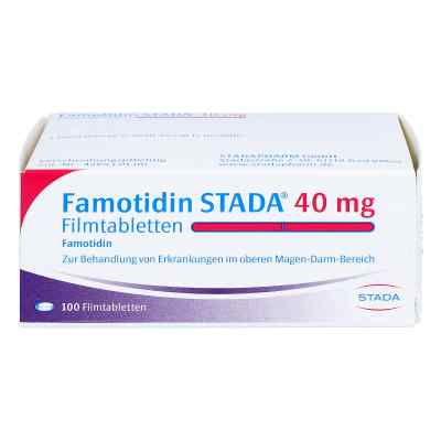 Famotidin Stada 40 mg Filmtabletten 100 stk von STADAPHARM GmbH PZN 00592733