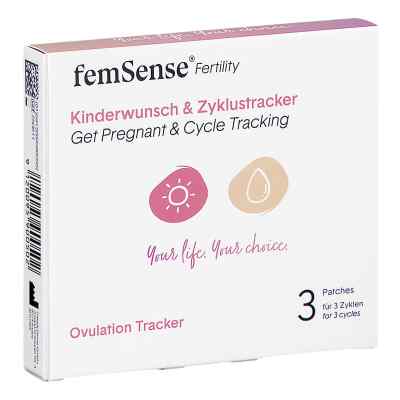 Femsense Fertility Temperaturmesspflaster 3 stk von SteadySense GmbH PZN 17756682
