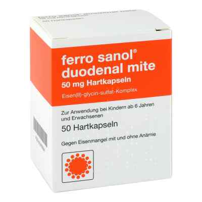 Ferro sanol duodenal mite 50mg 50 stk von Teofarma s.r.l. PZN 00940884