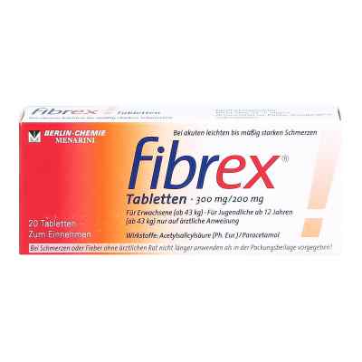 Fibrex 300mg/200mg 20 stk von BERLIN-CHEMIE AG PZN 04085341