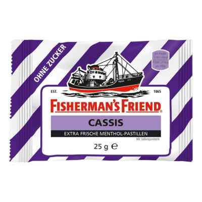 Fishermans Friend Cassis ohne Zucker Pastillen 25 g von  PZN 02187445