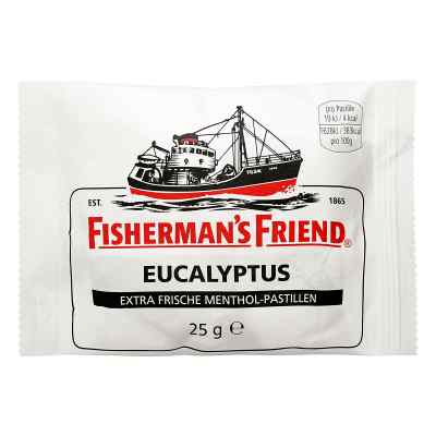 Fishermans Friend Eucalyptus mit Zucker Pastillen 25 g von MARVECS GmbH PZN 02192831