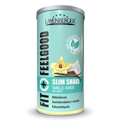 Fit+Feelgood Slim Shake Plant Based Vanille-Kokos Pulver 396 g von Layenberger Nutrition Group GmbH PZN 18212889