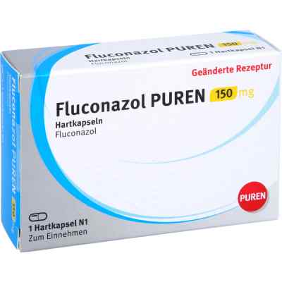 Fluconazol Puren 150 mg Hartkapseln 1 stk von PUREN Pharma GmbH & Co. KG PZN 11354787