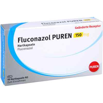 Fluconazol Puren 150 mg Hartkapseln 10 stk von PUREN Pharma GmbH & Co. KG PZN 11354801