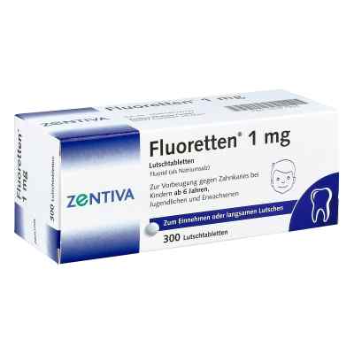 Fluoretten 1mg 300 stk von Zentiva Pharma GmbH PZN 02477953