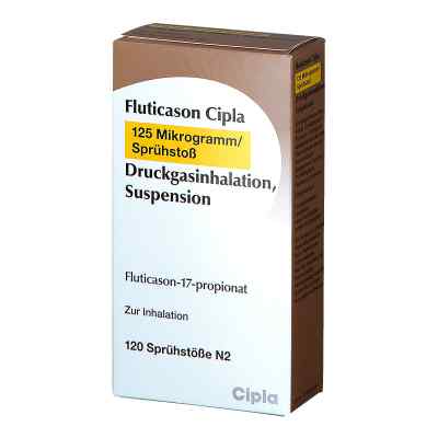 Fluticason Cipla 125 Mikrogramm/Sprühstoß 1 stk von Cipla Europe NV PZN 11072238