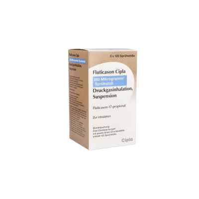 Fluticason Cipla 250 Mikrogramm/Sprühstoß 2 stk von Cipla Europe NV PZN 11072273