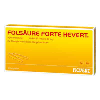 Folsäure Hevert forte Ampullen 10X2 ml von Hevert Arzneimittel GmbH & Co. K PZN 04907004