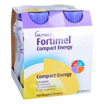 Fortimel Compact Energy Vanille 8X4X300 ml von 1001 Artikel Medical GmbH PZN 16811752