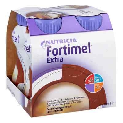 Fortimel Extra Schokoladengeschmack 4X200 ml von Nutricia GmbH PZN 06094108