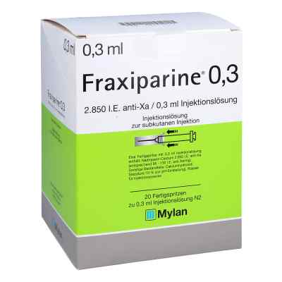 Fraxiparine 0,3 ml Injektionslösg. i.e.Fertigspr. 20X0.3 ml von Viatris Healthcare GmbH PZN 06562839